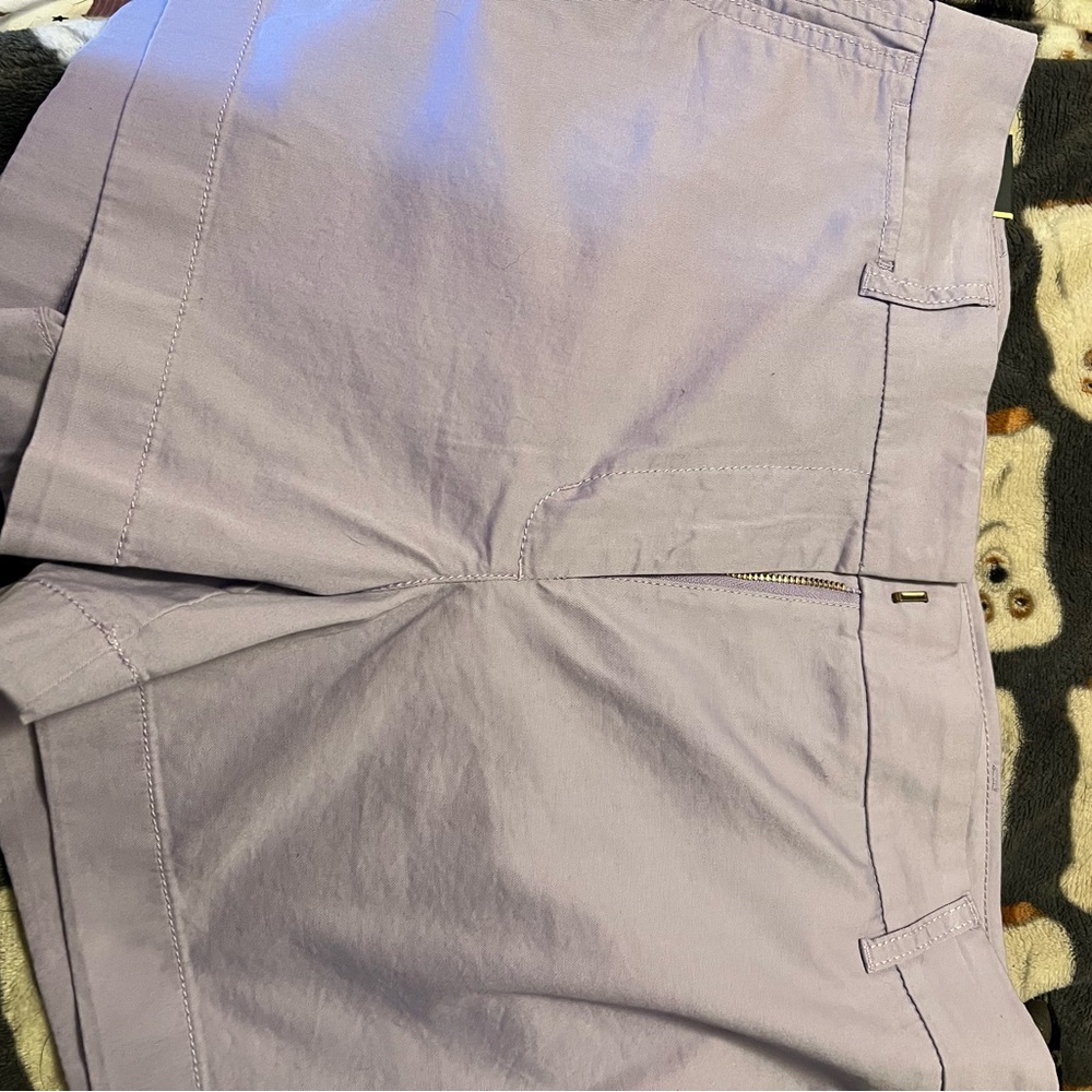J. Crew Lilac Chino Shorts